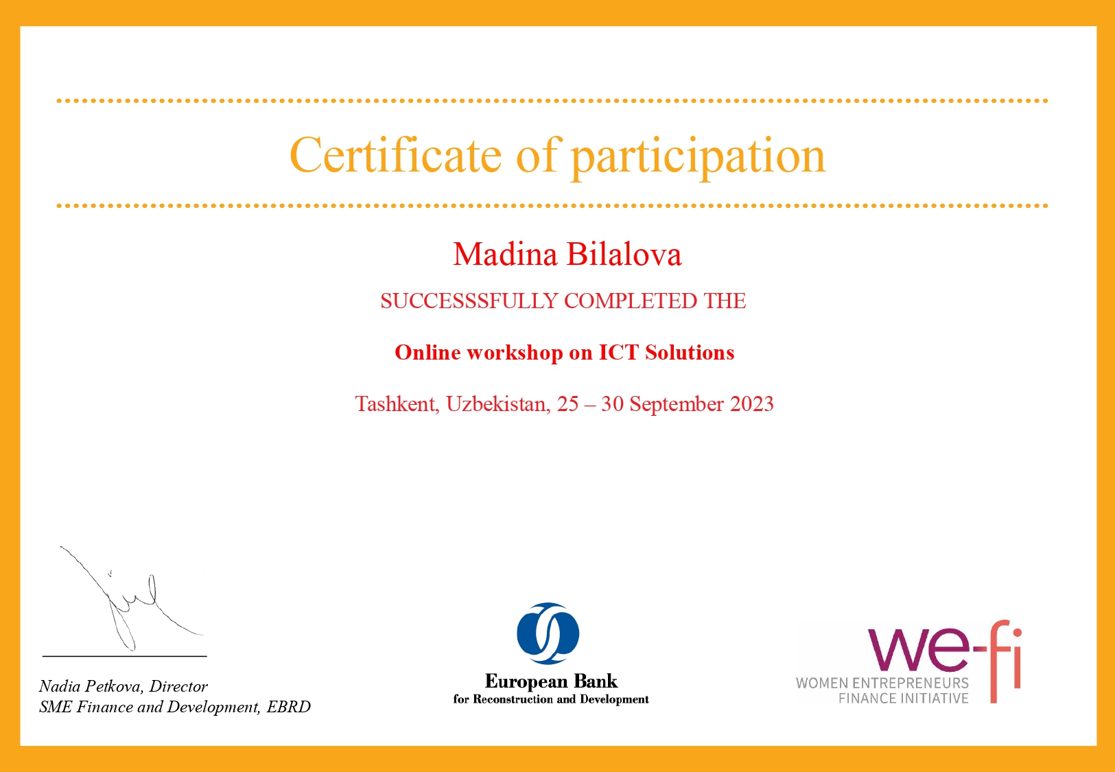 Certificate 12