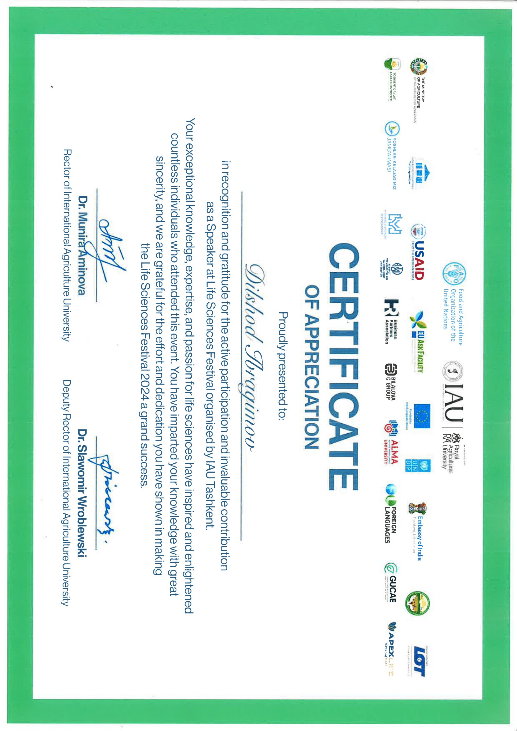 Certificate 4