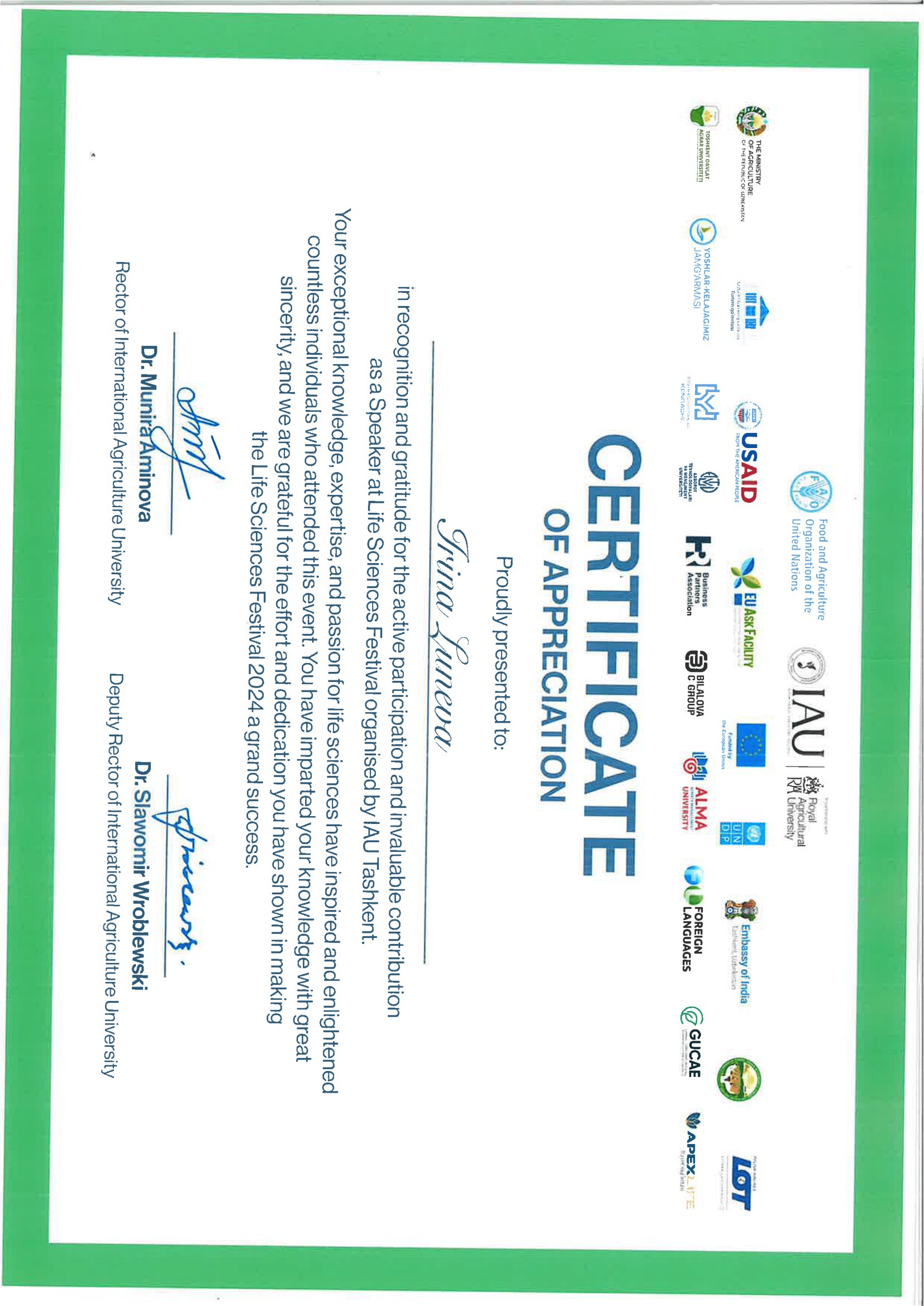 Certificate 4