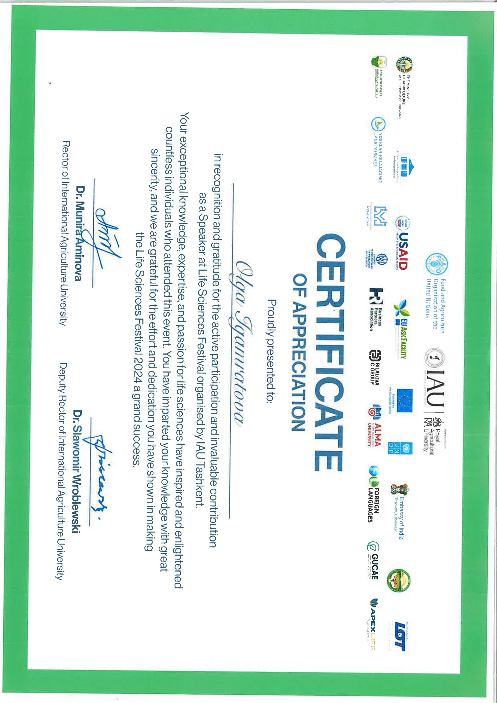 Certificate 5